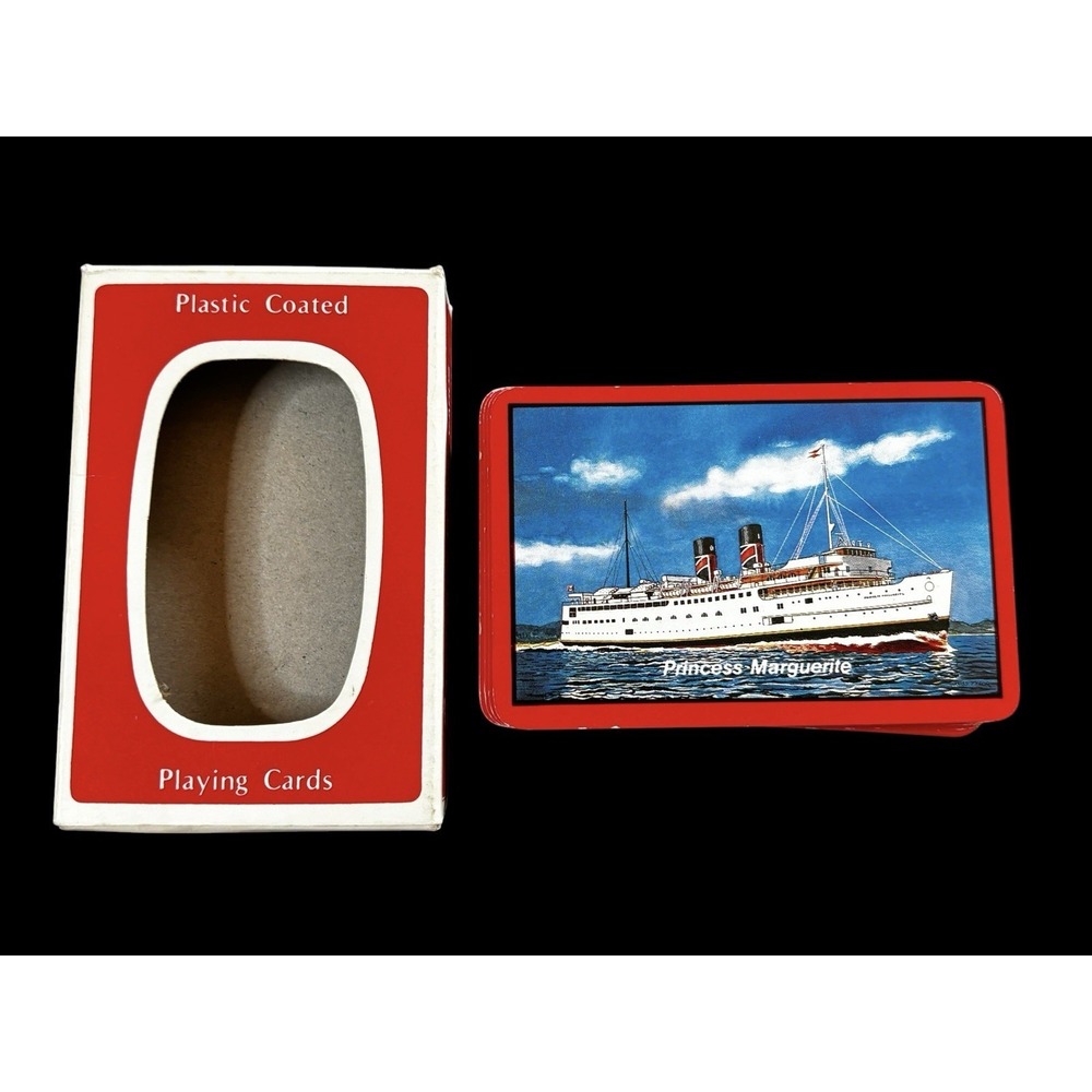 VINTAGE Cruise Ship Deck of Playing Cards ~ Princess Marguerite